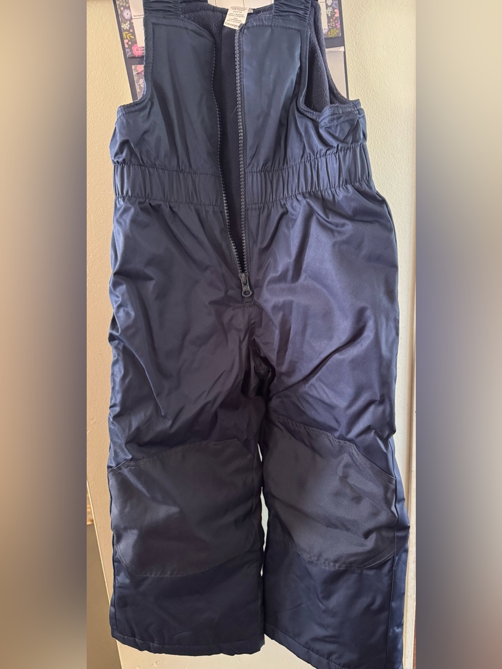 George Navy Blue Kids Snow Overalls